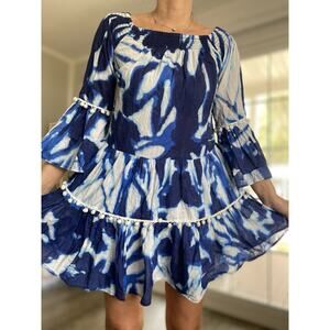 DEBBIE KATZ South Beach cover up swim / Dress Beach off shoulder or not L